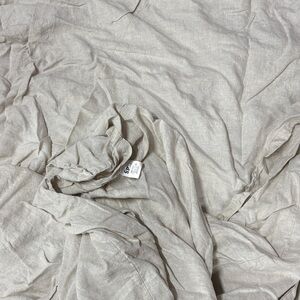 Simple opulence linen duvet cover